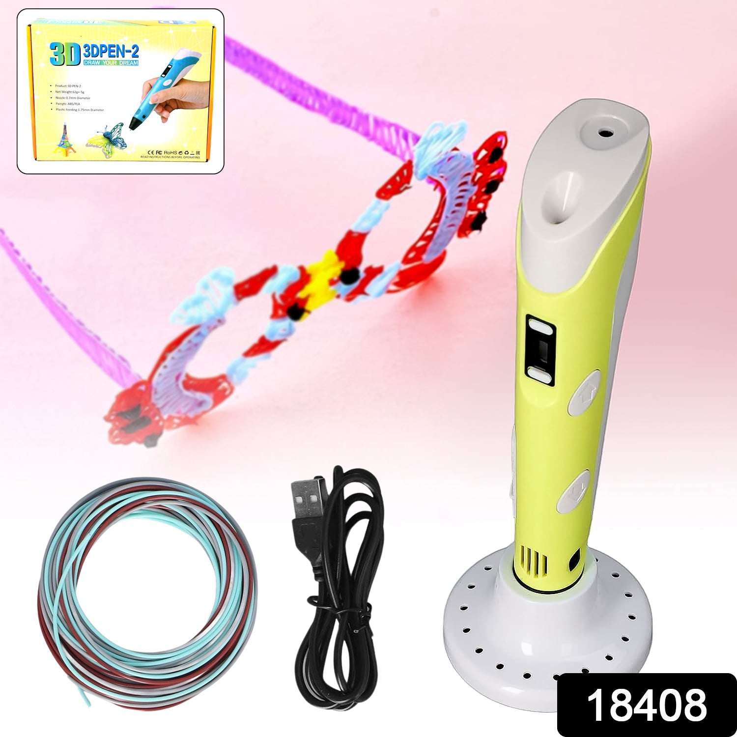 3d Printing Pen Set Easy Drawing Pen For Kids And Adults (1 Pc) 3d Printing Pen Set Easy Drawing Pen For Kids And Adults (1 Pc)